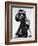 War Dog Poses Wearing Overseas Cap-Bettmann-Framed Photographic Print