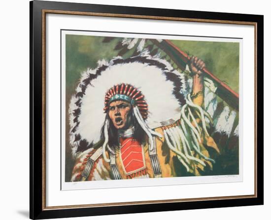 War Flag-Shannon Stirnweis-Framed Collectable Print