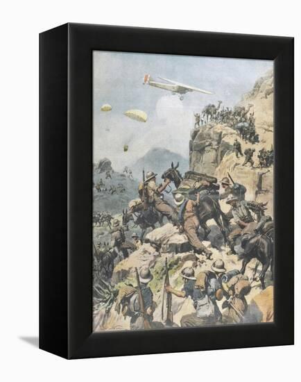 War in Eritrea, from 'La Domenica Del Corriere', 1936-null-Framed Premier Image Canvas