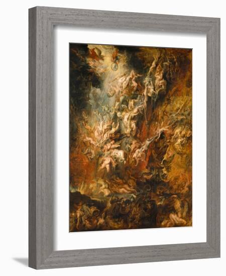 War in Heaven-Peter Paul Rubens-Framed Giclee Print