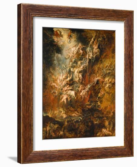 War in Heaven-Peter Paul Rubens-Framed Giclee Print