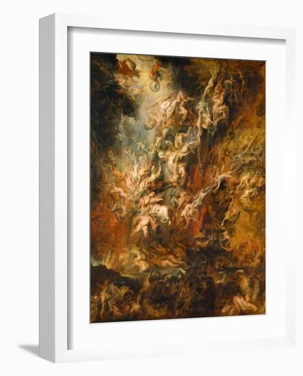 War in Heaven-Peter Paul Rubens-Framed Giclee Print