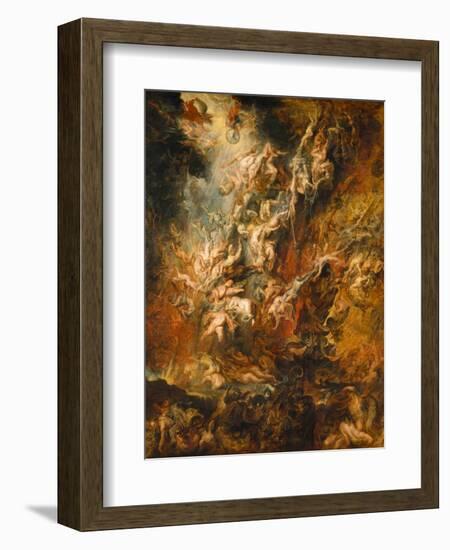 War in Heaven-Peter Paul Rubens-Framed Giclee Print