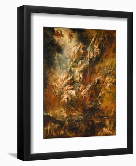 War in Heaven-Peter Paul Rubens-Framed Giclee Print