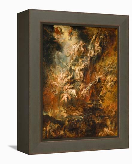 War in Heaven-Peter Paul Rubens-Framed Premier Image Canvas