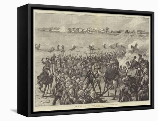 War in the Soudan, First Attempt to Take the Town of Metammeh, 21 January-William Heysham Overend-Framed Premier Image Canvas