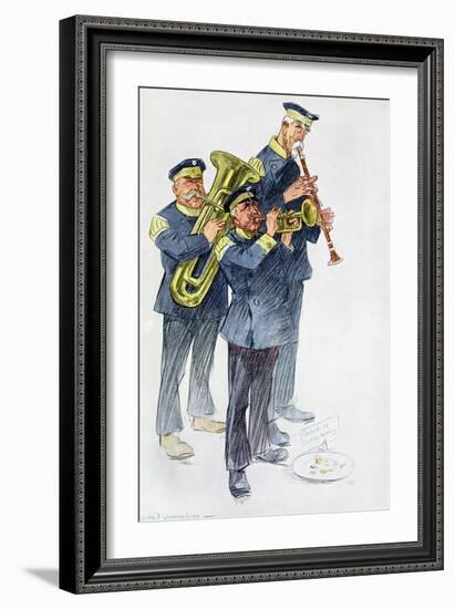 'War Loan Music', 1916-Louis Raemaekers-Framed Giclee Print