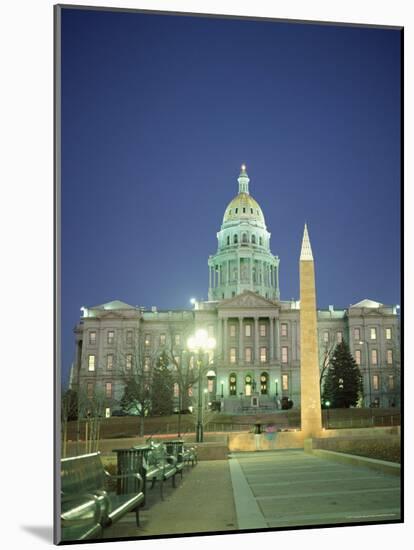 War Memorial, in Front of the State Capitol, 1886-1908, Denver-Christopher Rennie-Mounted Photographic Print