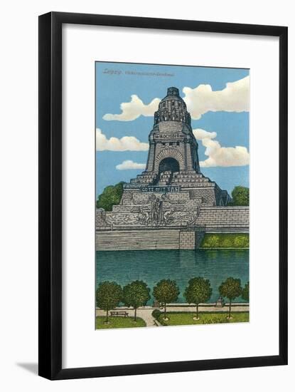 War Memorial in Leipzig, Germany-null-Framed Art Print