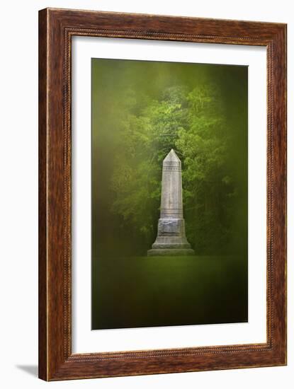 War Monument in Spring-Jai Johnson-Framed Premium Giclee Print