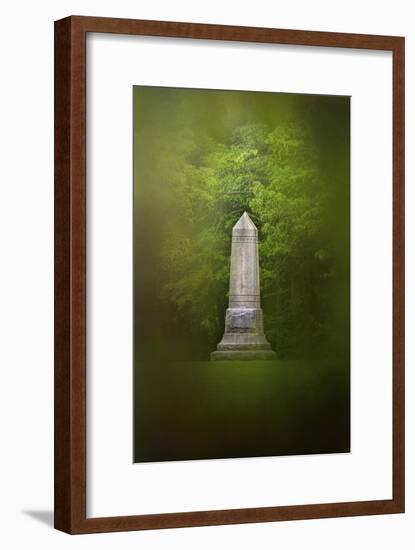 War Monument in Spring-Jai Johnson-Framed Premium Giclee Print