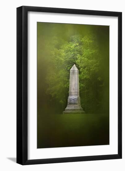 War Monument in Spring-Jai Johnson-Framed Premium Giclee Print