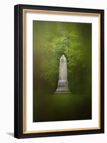 War Monument in Spring-Jai Johnson-Framed Giclee Print