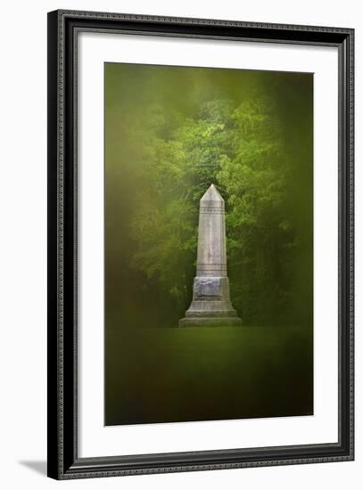 War Monument in Spring-Jai Johnson-Framed Giclee Print