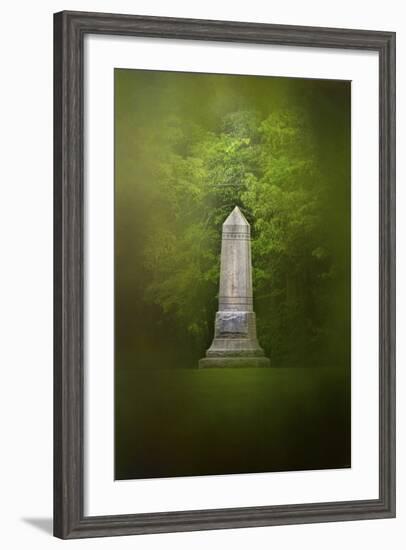 War Monument in Spring-Jai Johnson-Framed Giclee Print