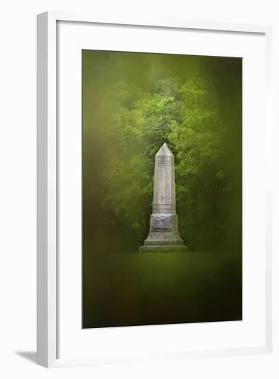 War Monument in Spring-Jai Johnson-Framed Giclee Print