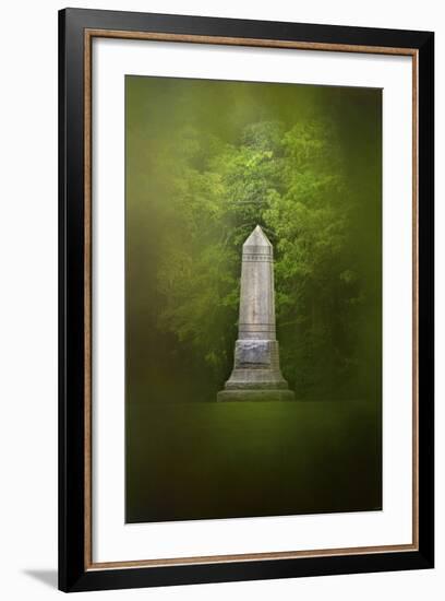 War Monument in Spring-Jai Johnson-Framed Giclee Print