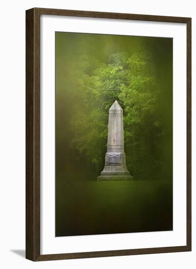 War Monument in Spring-Jai Johnson-Framed Giclee Print