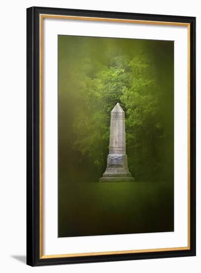 War Monument in Spring-Jai Johnson-Framed Giclee Print