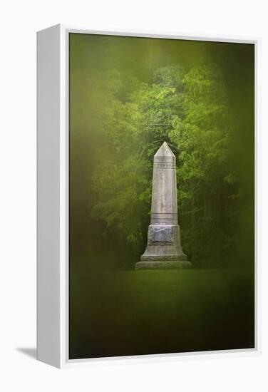 War Monument in Spring-Jai Johnson-Framed Premier Image Canvas
