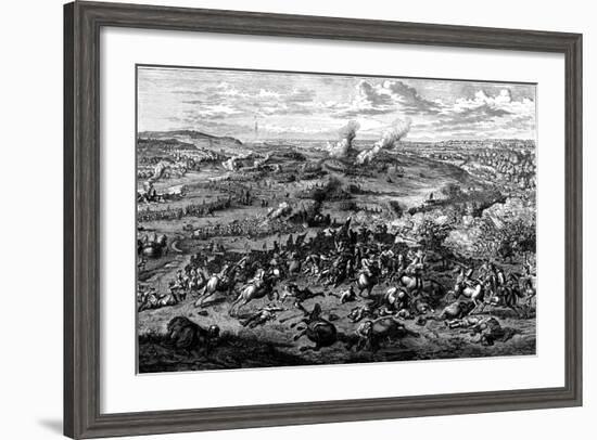 War of the Spanish Succession: Battle of Blenheim, Bavaria, 3 August 1704-null-Framed Giclee Print