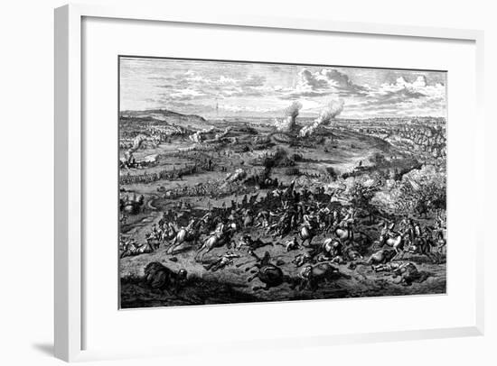 War of the Spanish Succession: Battle of Blenheim, Bavaria, 3 August 1704-null-Framed Giclee Print