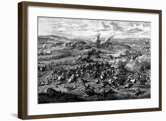 War of the Spanish Succession: Battle of Blenheim, Bavaria, 3 August 1704-null-Framed Giclee Print
