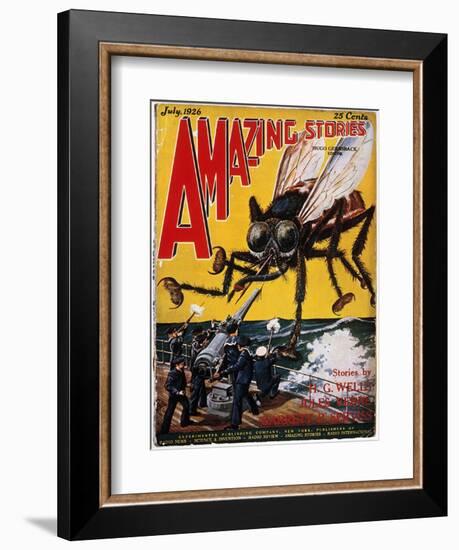 War Of The Worlds, 1927-H.G. Wells-Framed Giclee Print