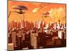 War of the Worlds-Stocktrek Images-Mounted Photographic Print