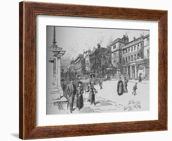 'War Office, Pall Mall', c1890-Herbert Railton-Framed Giclee Print