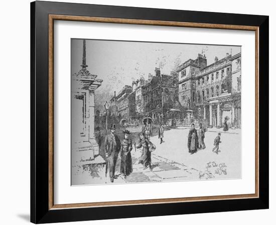 'War Office, Pall Mall', c1890-Herbert Railton-Framed Giclee Print