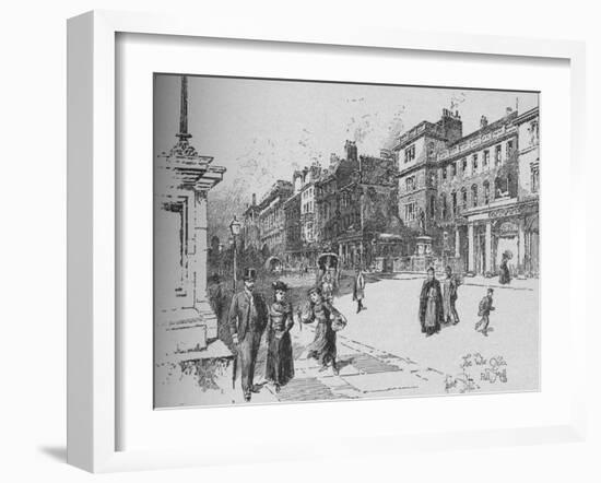 'War Office, Pall Mall', c1890-Herbert Railton-Framed Giclee Print