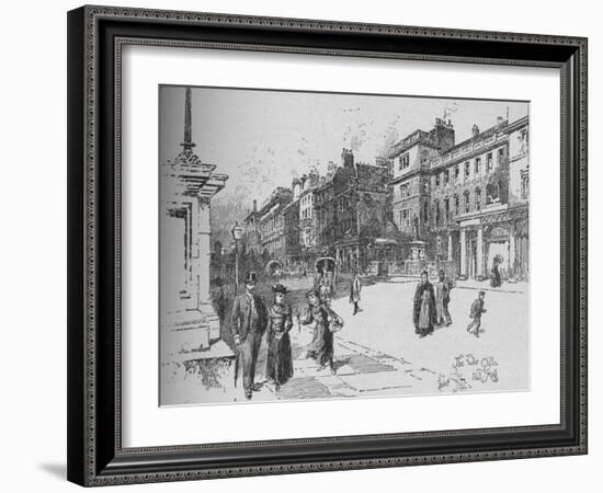 'War Office, Pall Mall', c1890-Herbert Railton-Framed Giclee Print