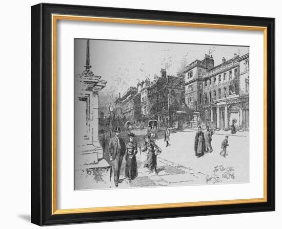 'War Office, Pall Mall', c1890-Herbert Railton-Framed Giclee Print