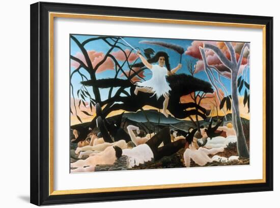 War, or the Ride of Discord, 1894-Henri Rousseau-Framed Giclee Print