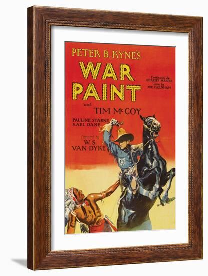 War Paint-null-Framed Art Print