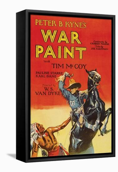 War Paint-null-Framed Stretched Canvas