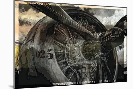 War Plane Propellers-Sophie 6-Mounted Art Print