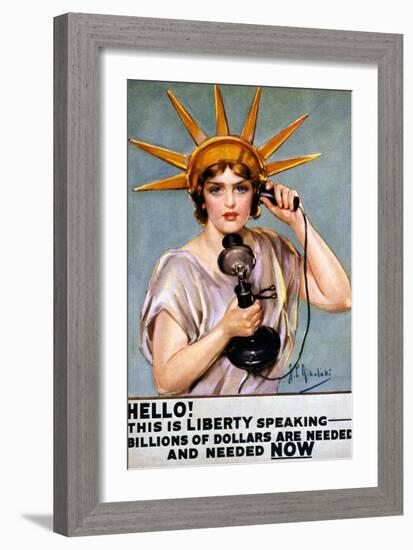 War Poster, C1918-Z.p. Nikolaki-Framed Giclee Print