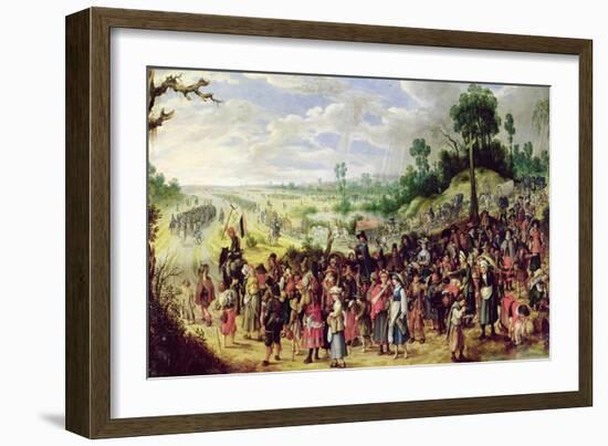 War Scene-Sebastian Vrancx-Framed Giclee Print