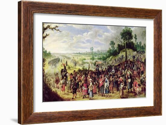 War Scene-Sebastian Vrancx-Framed Giclee Print