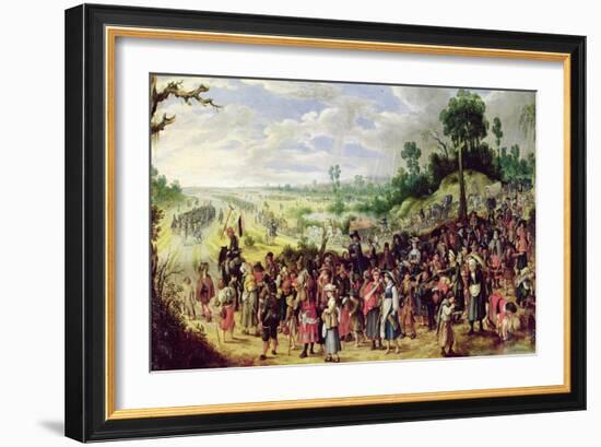 War Scene-Sebastian Vrancx-Framed Giclee Print