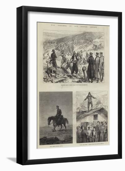 War Sketches-Charles Robinson-Framed Giclee Print