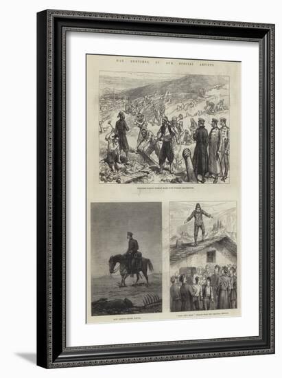 War Sketches-Charles Robinson-Framed Giclee Print