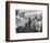 'War time lifebelt drill on board an ocean liner', 1915-Unknown-Framed Photographic Print