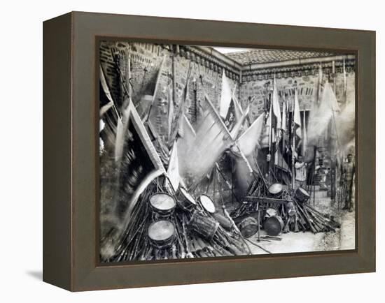 War Trophy Taken from Dervishes in Battle of Agordat, 1893-null-Framed Premier Image Canvas