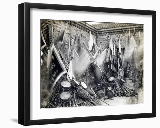 War Trophy Taken from Dervishes in Battle of Agordat, 1893-null-Framed Giclee Print