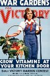 War Gardens For Victory Grow Vitamins At Your Kitchen Door-War War Department-Art Print