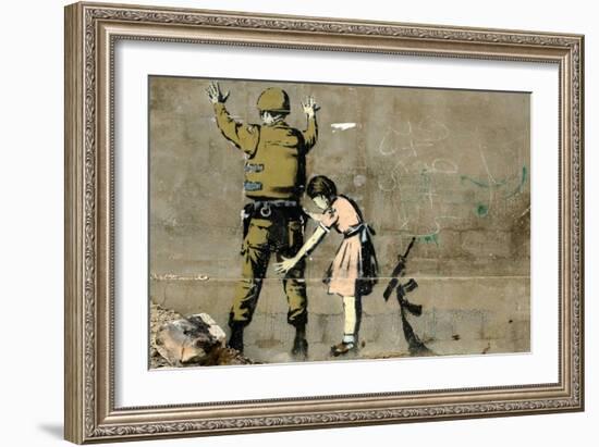 War-Banksy-Framed Giclee Print