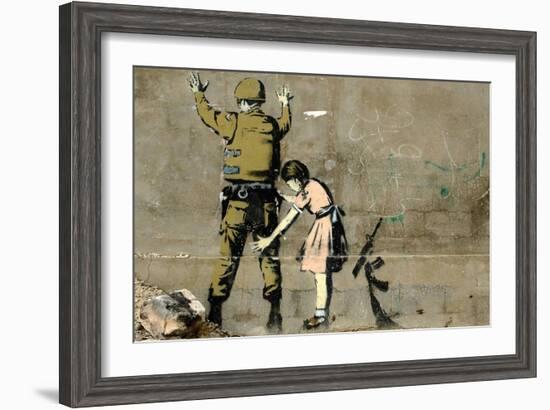 War-Banksy-Framed Giclee Print